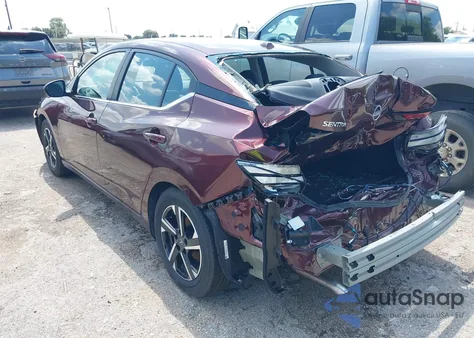 2025 Nissan Sentra Sv z USA, uszkodzony, nr VIN 3N1AB8CV9SY363896